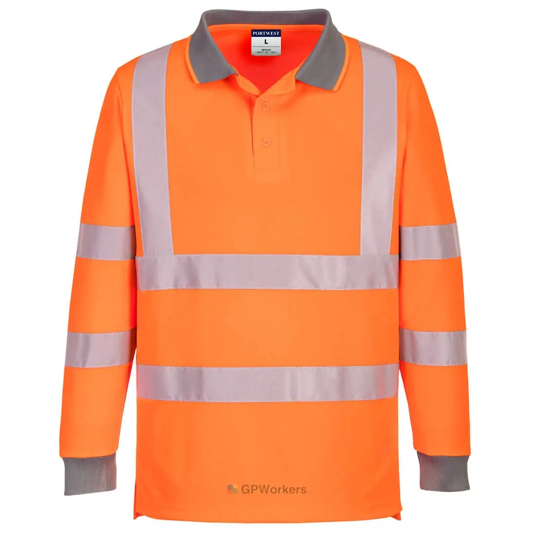 POLO ECO HAUTE VISIBILITÉ L/S (PACK DE 6)