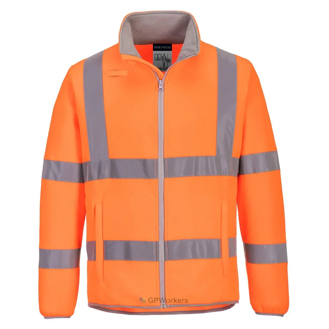 VESTE POLAIRE ECO HAUTE VISIBILITÉ