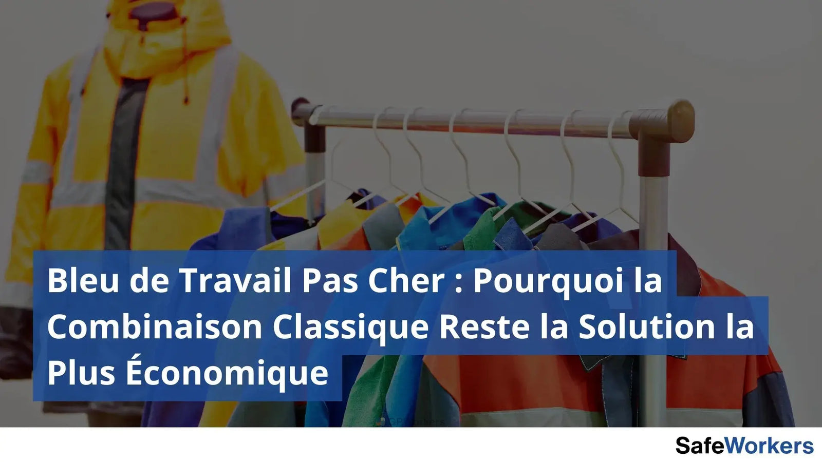 Vestiaire avec des bleu de travail professionnels