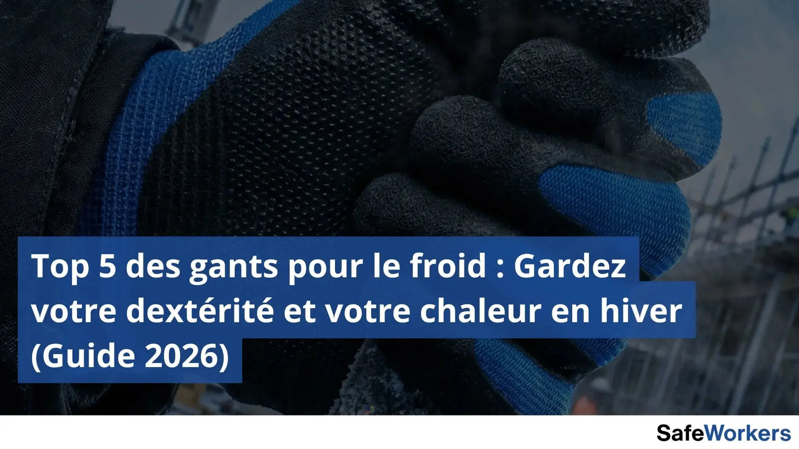Focus sur un gant de protection pour le froid résistant, niveau thermique