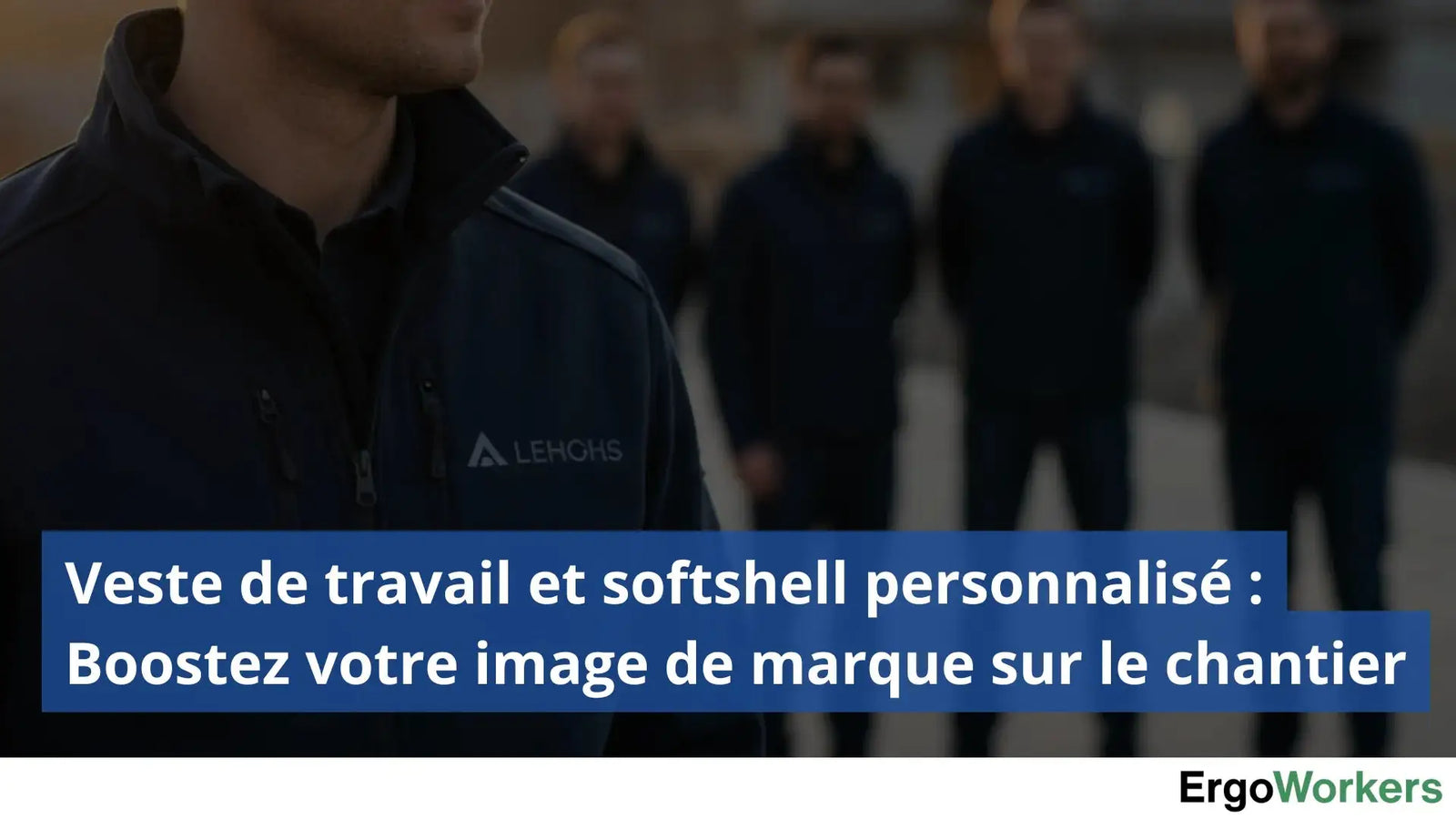 veste personnalisé softshell de travail