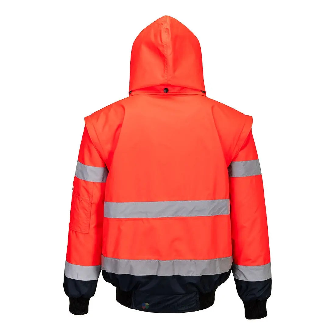 BLOUSON BOMBER  3-EN-1 HAUTE VISIBILITÉ BICOLORE PORTWEST