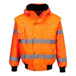 BLOUSON BOMBER HIVIS 3 EN 1 PORTWEST