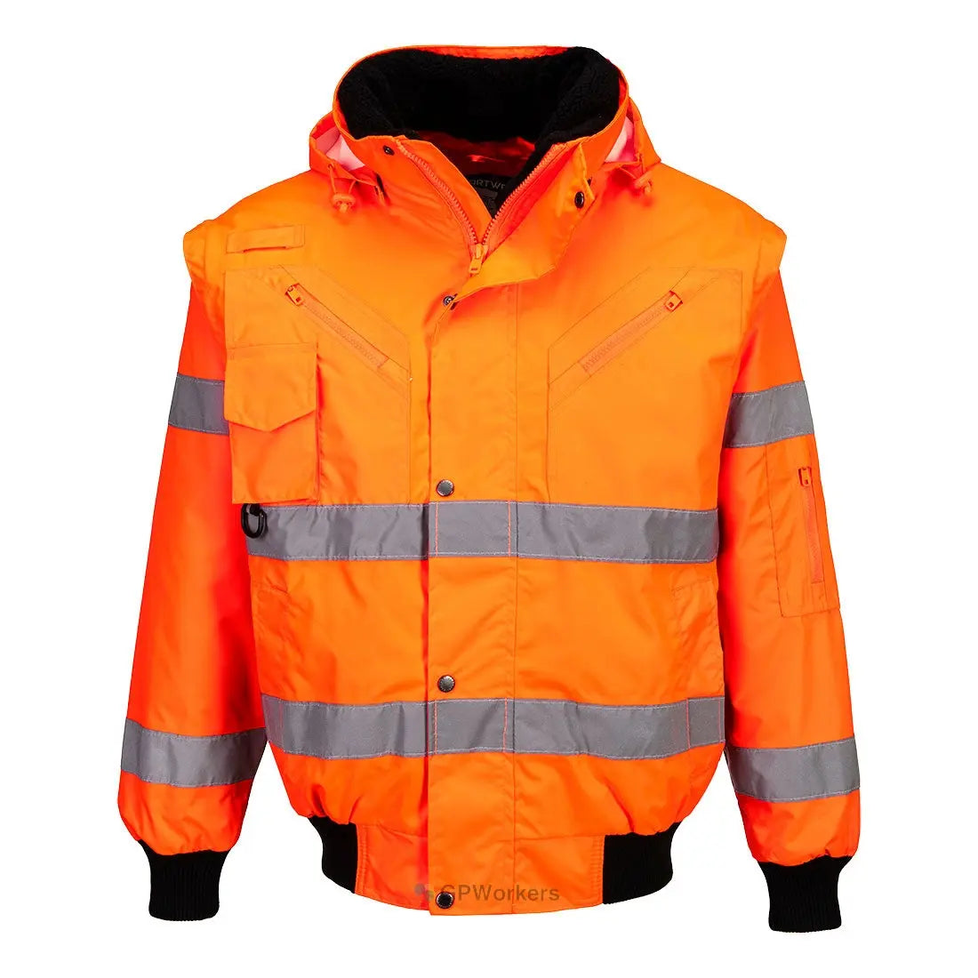 BLOUSON BOMBER HIVIS 3 EN 1 PORTWEST