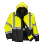 BLOUSON HAUTE VISIBILITÉ PREMIUM 3 EN 1 PORTWEST