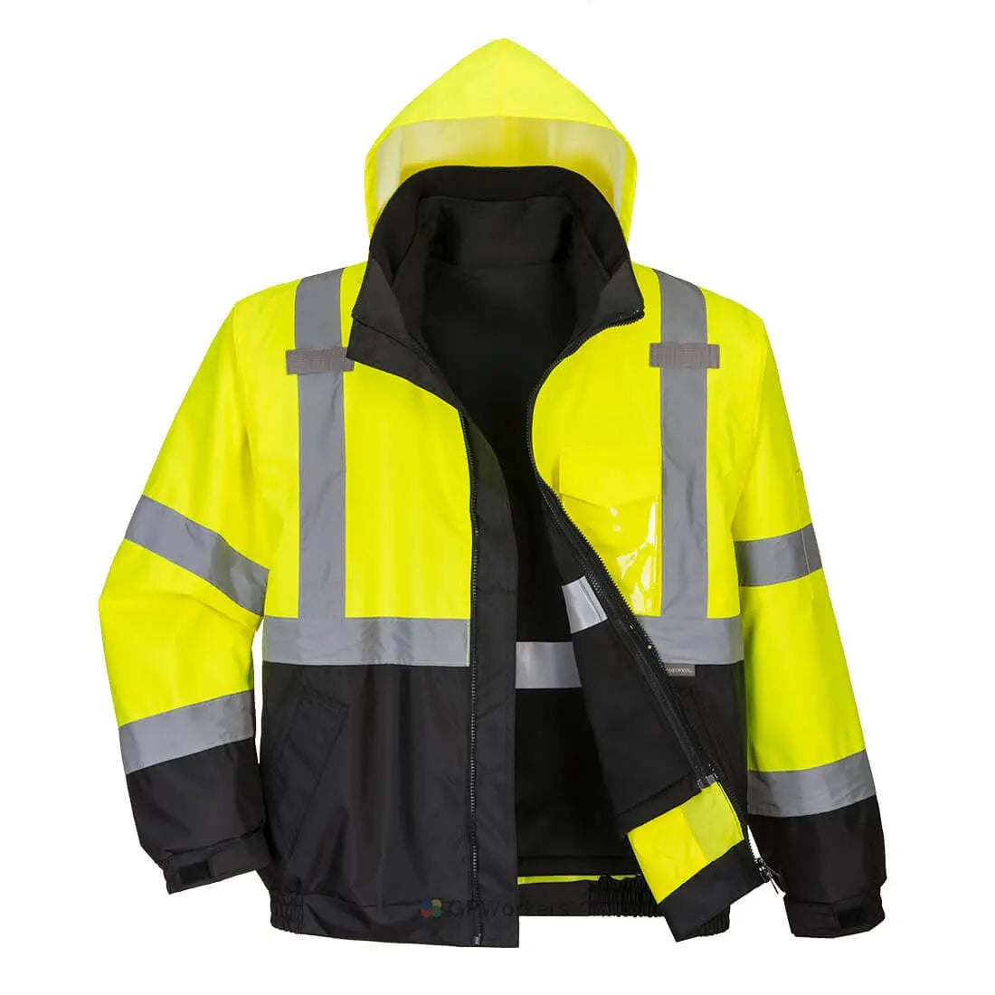 BLOUSON HAUTE VISIBILITÉ PREMIUM 3 EN 1 PORTWEST