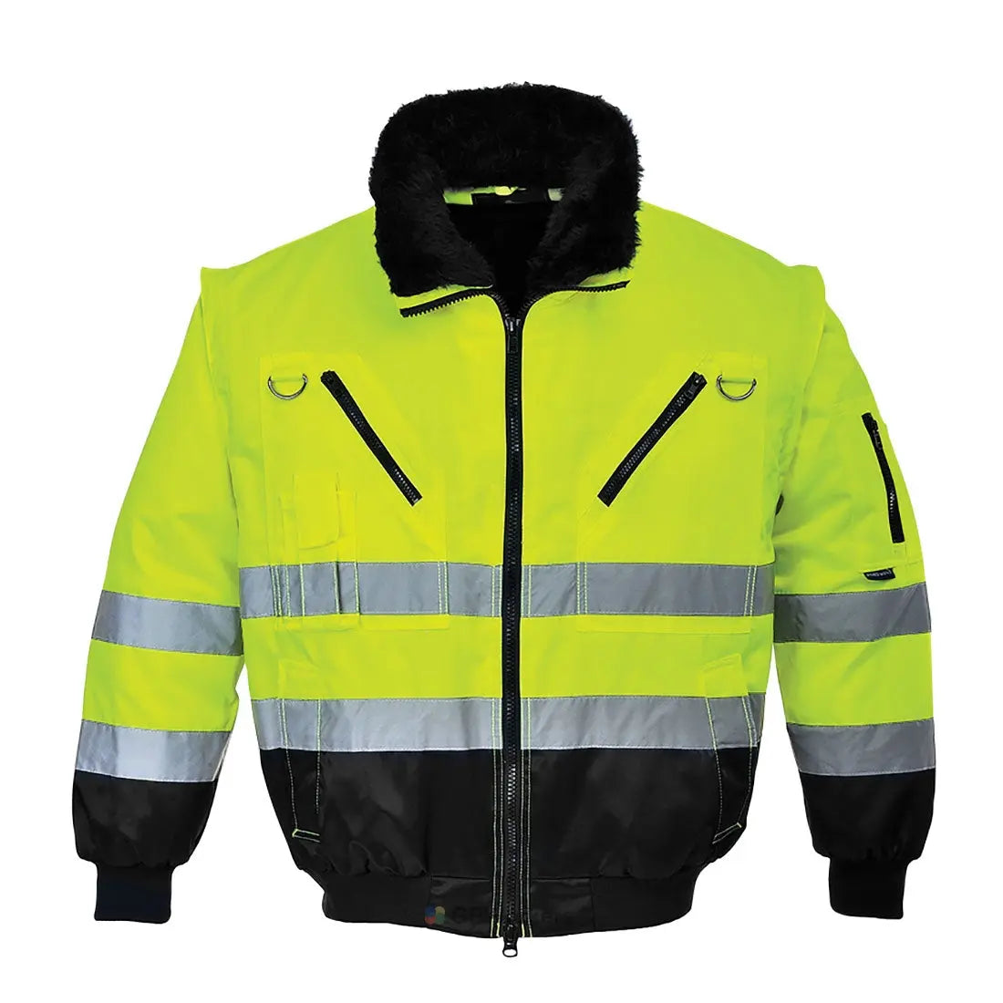 BLOUSON PILOTE 3 EN 1 HAUTE VISIBILITÉ PORTWEST