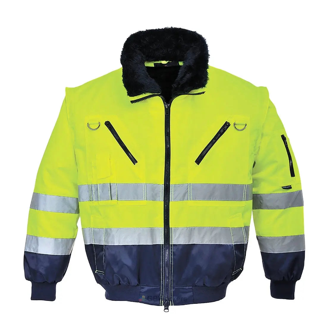 BLOUSON PILOTE 3 EN 1 HAUTE VISIBILITÉ PORTWEST