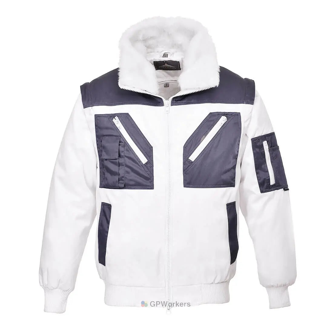 BLOUSON PILOTE BICOLORE PORTWEST