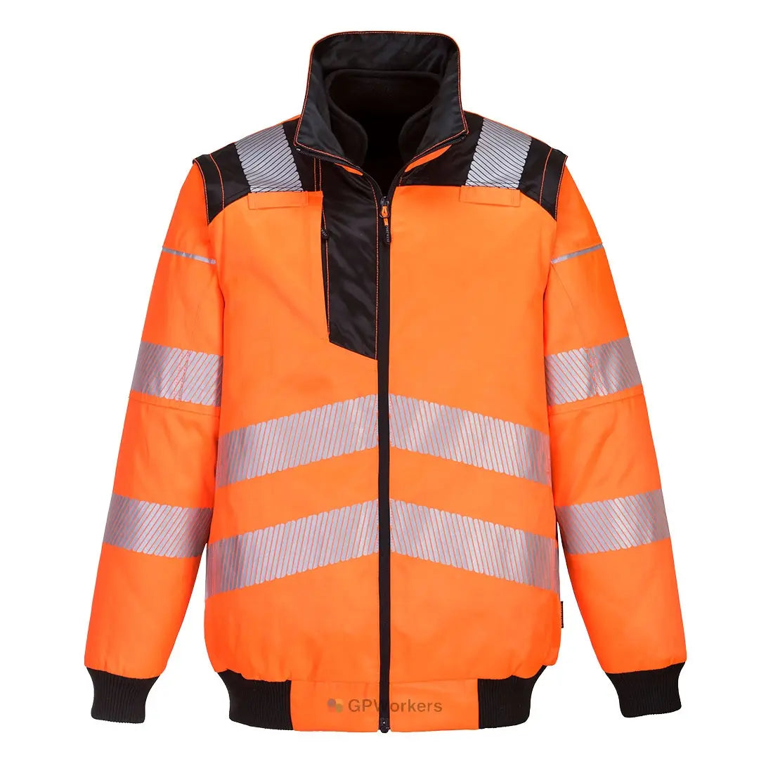 BLOUSON PW3 HAUTE VISIBILITÉ 3-EN-1