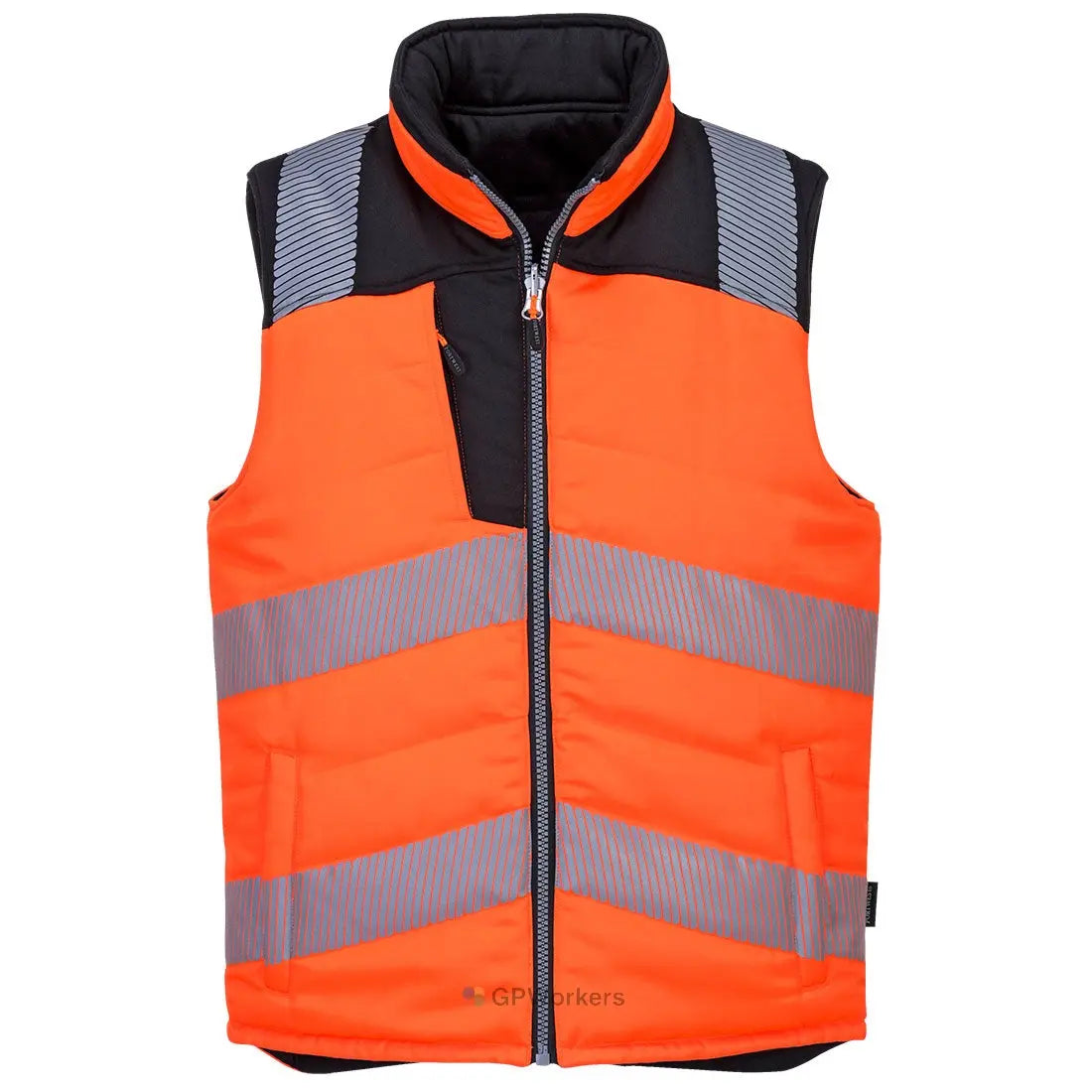 BODYWARMER RÉVERSIBLE HAUTE VISIBILITÉ PW3