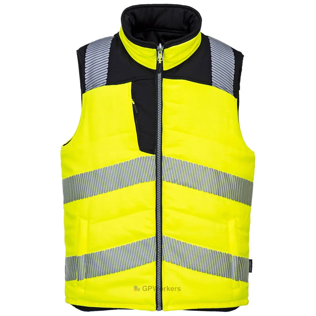 BODYWARMER RÉVERSIBLE HAUTE VISIBILITÉ PW3 PORTWEST