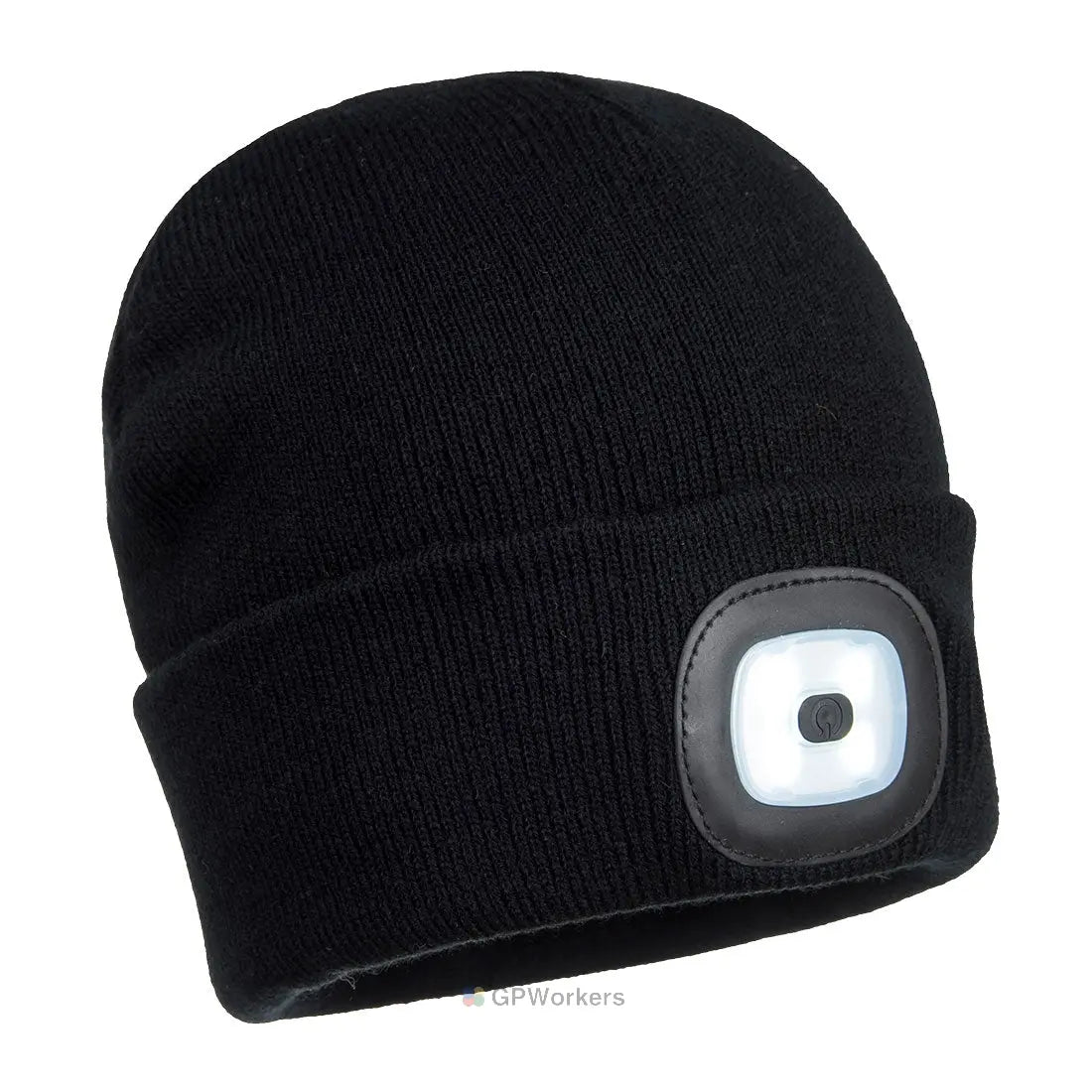 BONNET BEANIE DOUBLE LED RECHARGEABLE PORTWEST