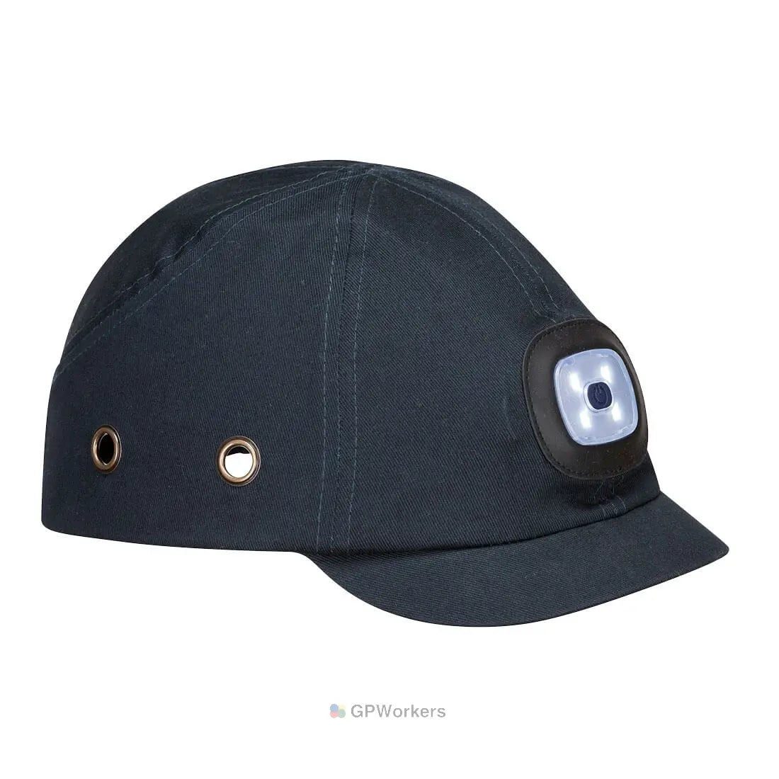 CASQUETTE ANTICHOC À LED RECHARGEABLE PAR USB PORTWEST