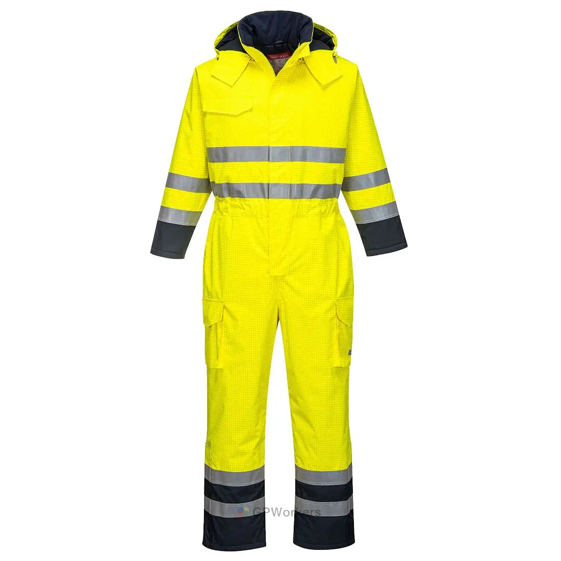 COMBINAISON DE PLUIE  HI-VIS  BIZFLAME PORTWEST