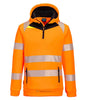 DX4 HI-VIS 1/4 ZIP HOODIE PORTWEST