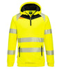 DX4 HI-VIS 1/4 ZIP HOODIE PORTWEST