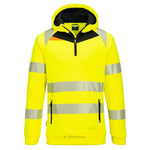 DX4 HI-VIS 1/4 ZIP HOODIE PORTWEST