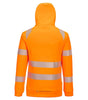 DX4 HI-VIS 1/4 ZIP HOODIE PORTWEST