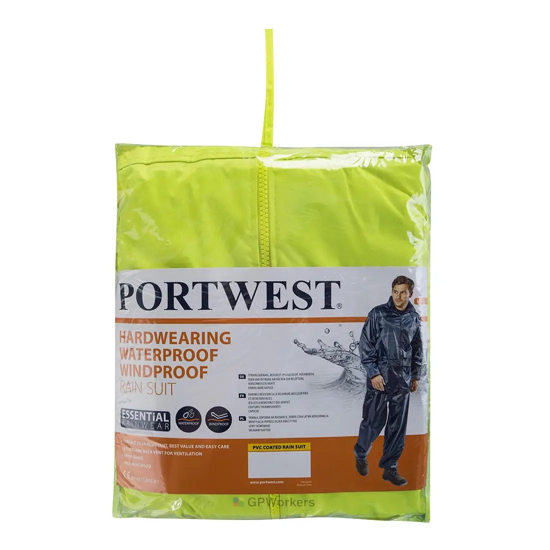 ENSEMBLE DE PLUIE (VESTE+PANTALON) PORTWEST