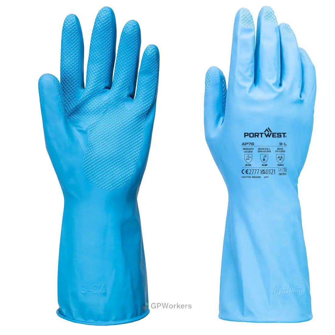 GANT DE PROTECTION FD CHIMIQUE B LATEX (12 PAIRES)