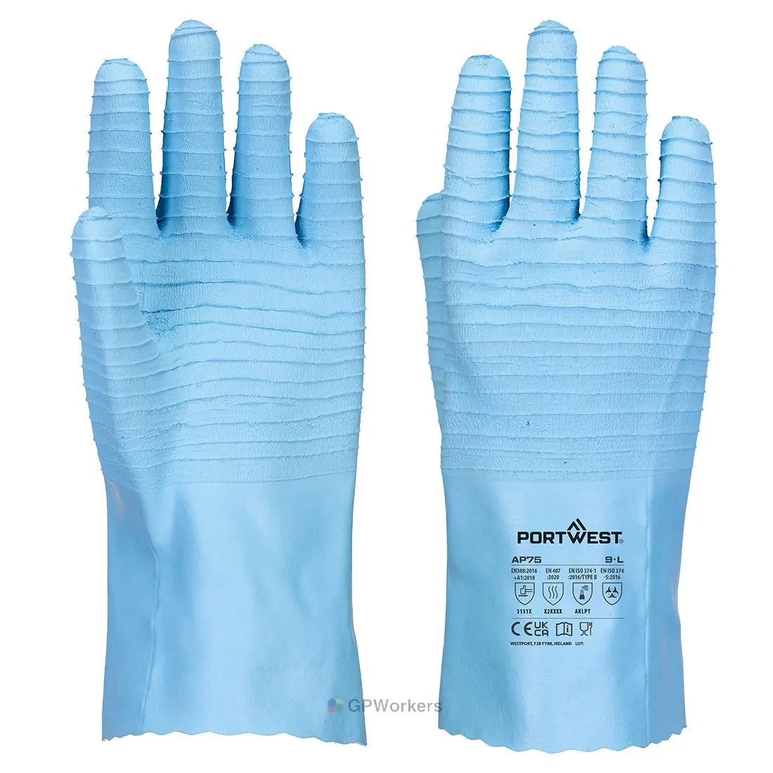 GANT EN LATEX FD CHEM B PORTWEST