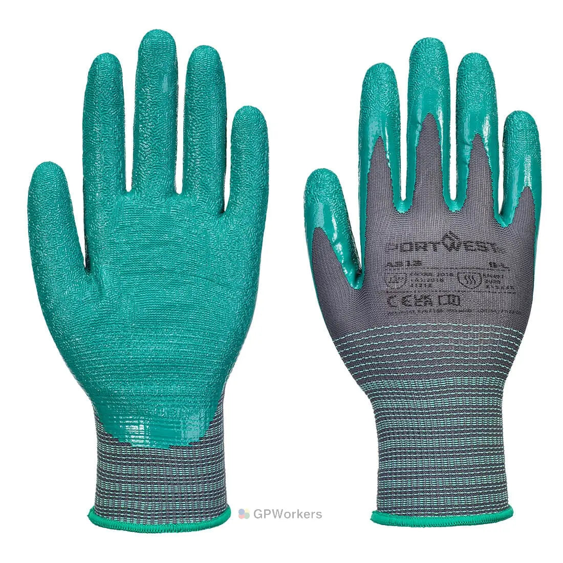 GANT GRIP 15 EN NITRILE (Pièces12) PORTWEST