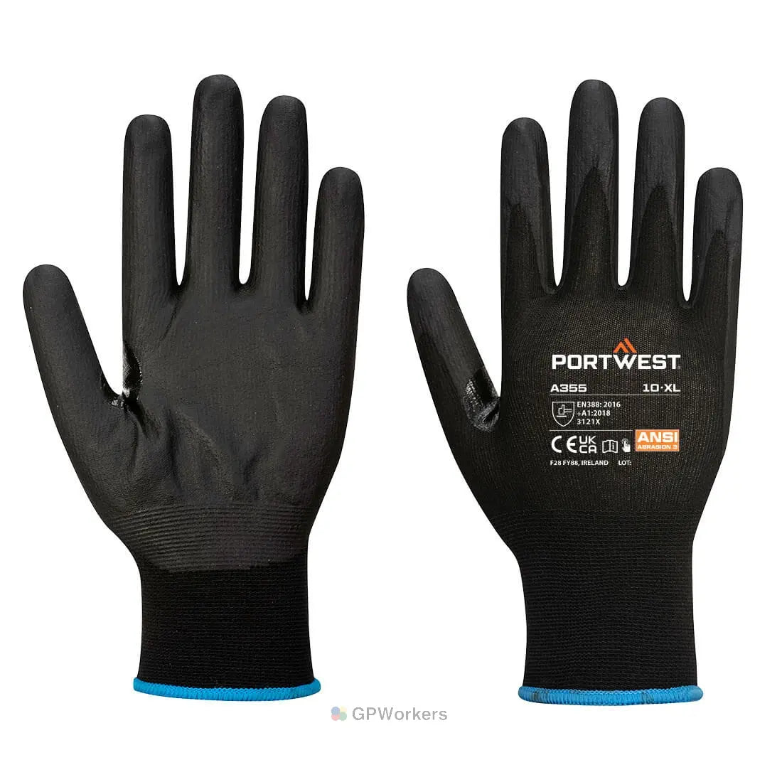 GANT POUR ÉCRAN TACTILE EN MOUSSE NITRILE (PAQUET DE 12 PAIRES) - NPR15 PORTWEST