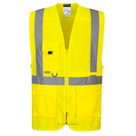 GILET EXECUTIVE HAUTE VISIBILITÉ AVEC POCHE POUR TABLETTE PORTWEST