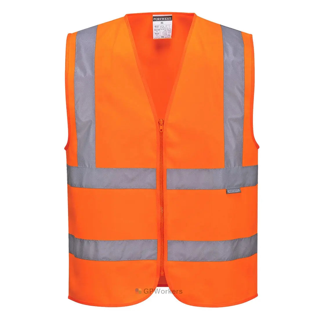 GILET HI-VIS AVEC ZIP PORTWEST