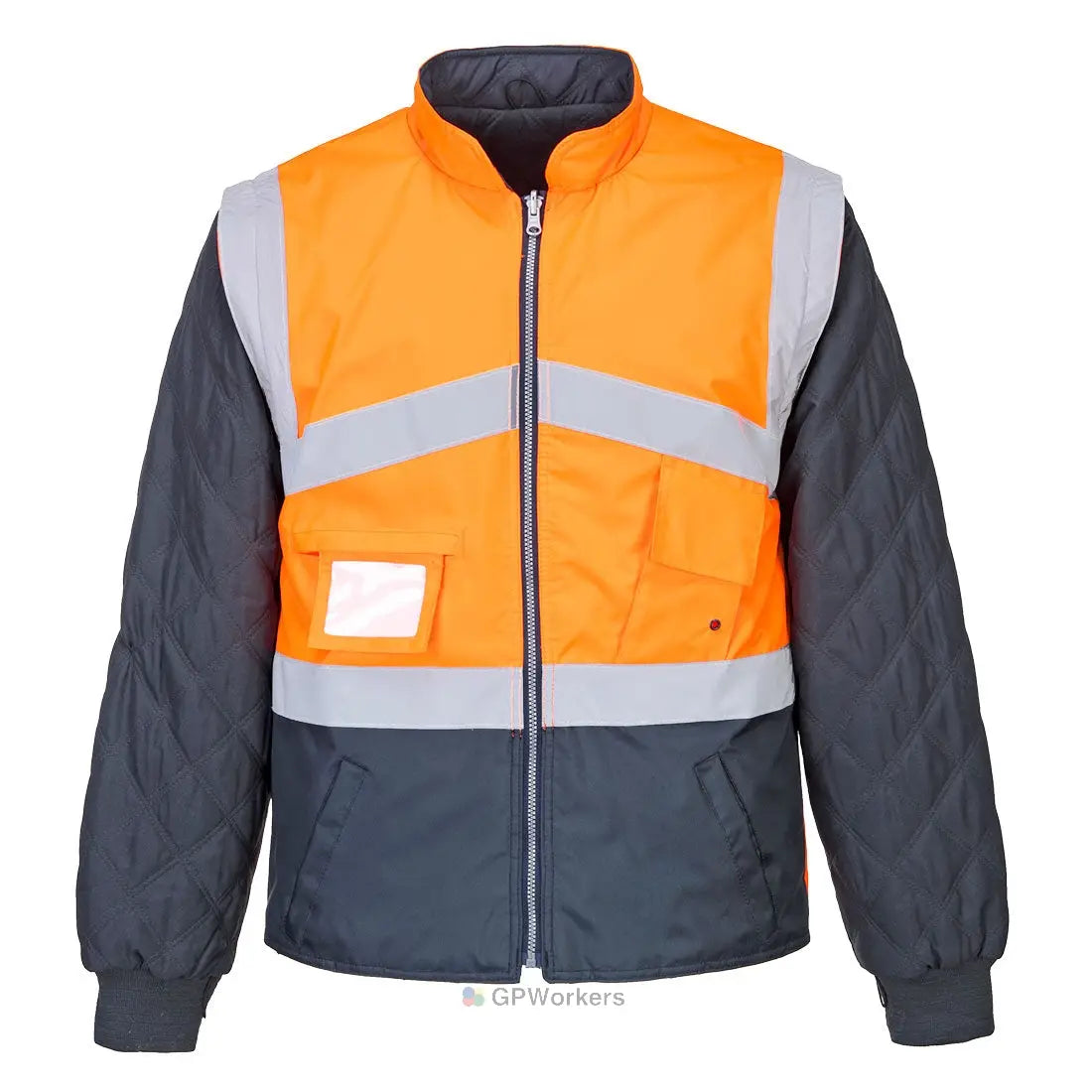 GILET HIVIS BICOLORE REVERSIBLE