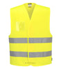 GILET HV AVEC PORTE-BADGE DOUBLE ENTRÉE PORTWEST