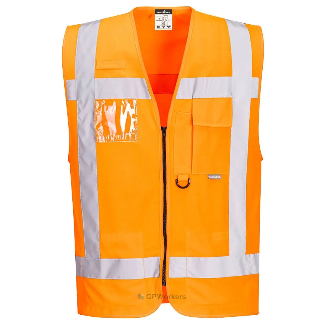 GILET MULTIPOCHES HAUTE-VISIBILITÉ RWS