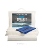 KIT ABSORBANT 20 LITRES, HYDROCARBURES UNIQUEMENT PORTWEST