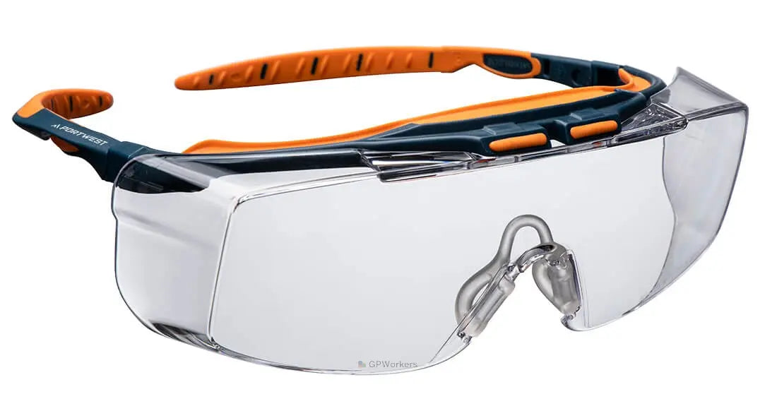 LUNETTE DE SÉCURITÉ PEAK OTG (ANTI-RAYURES ET ANTI-BUÉES) PORTWEST