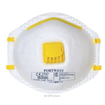 MASQUE POUSSIÈRES À VALVE FFP1 (Pièces10) PORTWEST