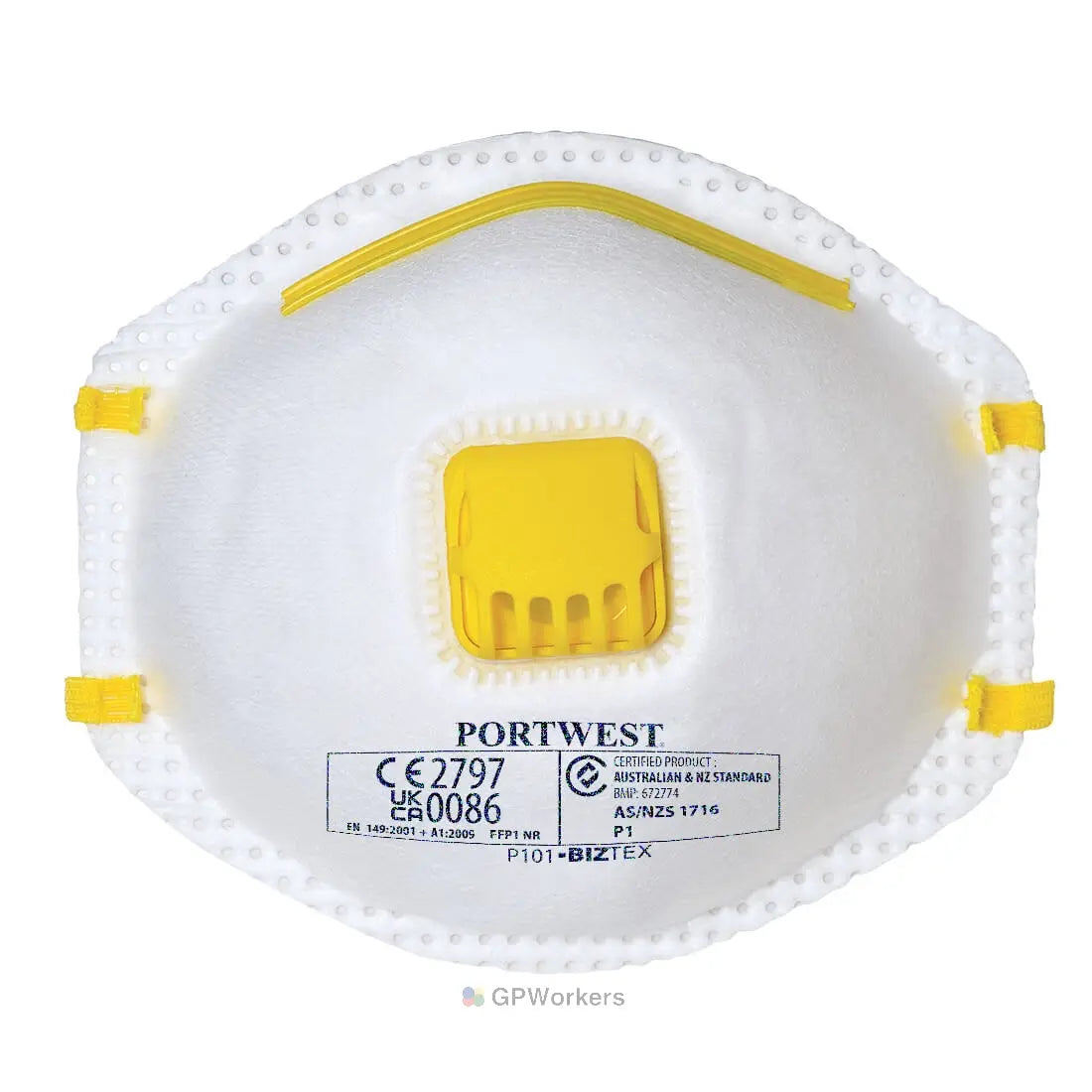MASQUE POUSSIÈRES À VALVE FFP1 (Pièces10)