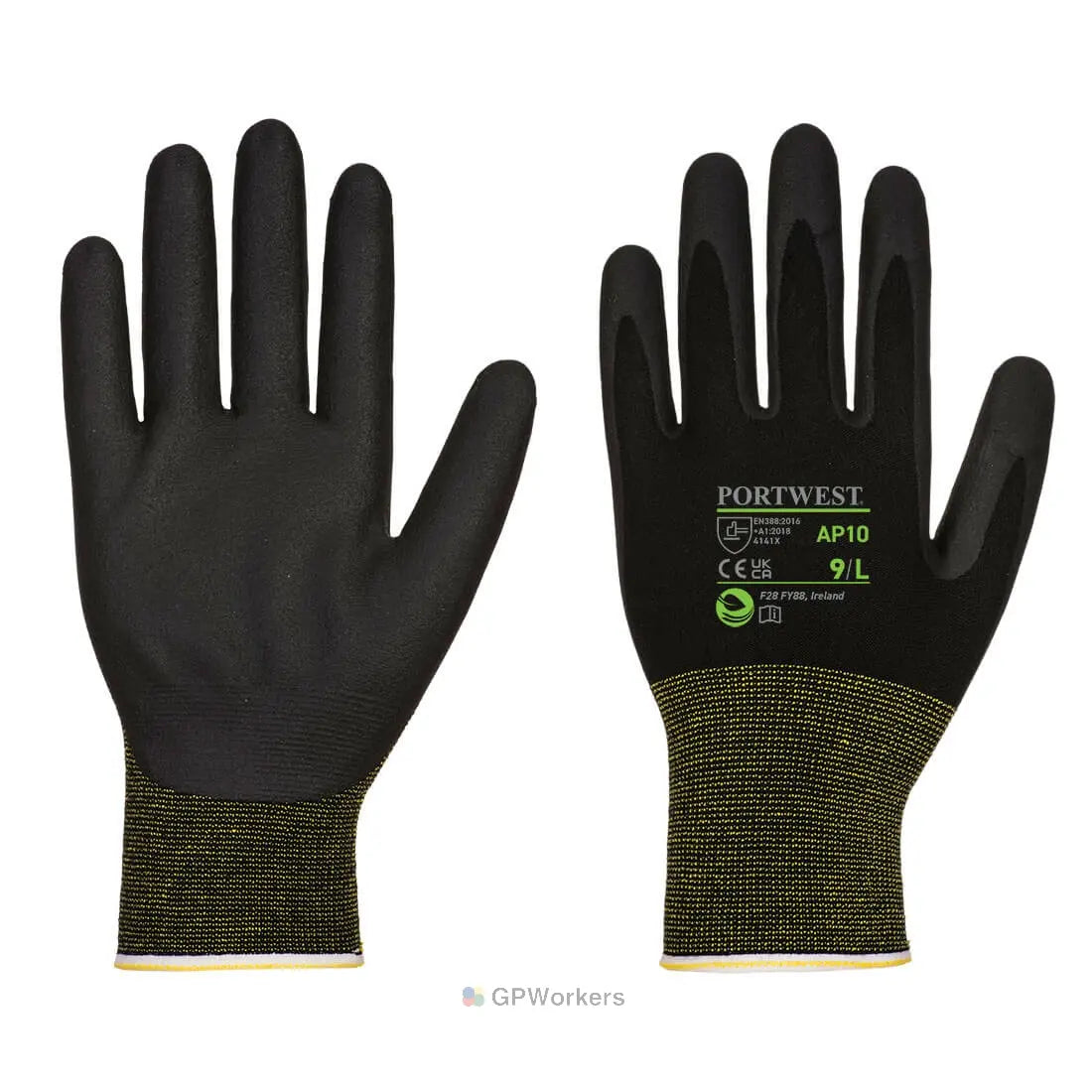 NPR15 GANTS BAMBOU MOUSSE DE NITRILE - PAQUET DE 12 PAIRES