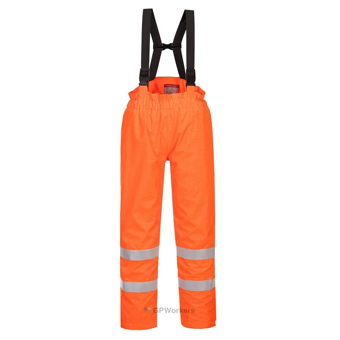PANTALON BIZFLAME RAIN DOUBLÉ HI-VIS FR ANTISTATIQUE PORTWEST