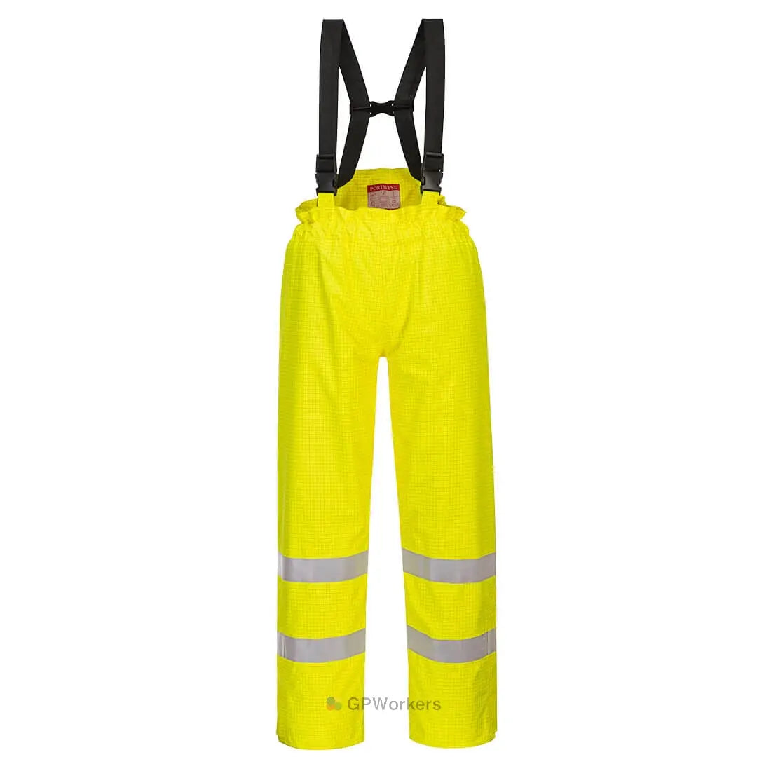PANTALON BIZFLAME RAIN DOUBLÉ HI-VIS FR ANTISTATIQUE