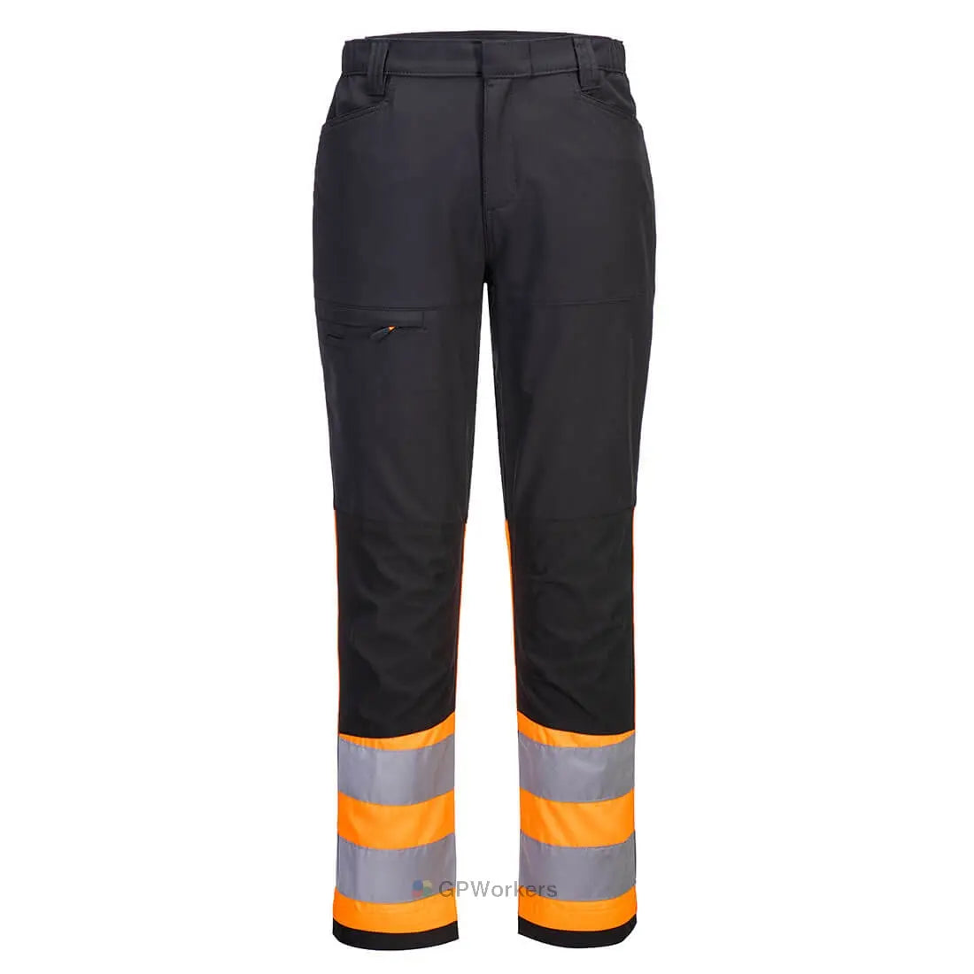 PANTALON DE TRAVAIL STRETCH HV CLASSE 1 ECO WX2 PORTWEST