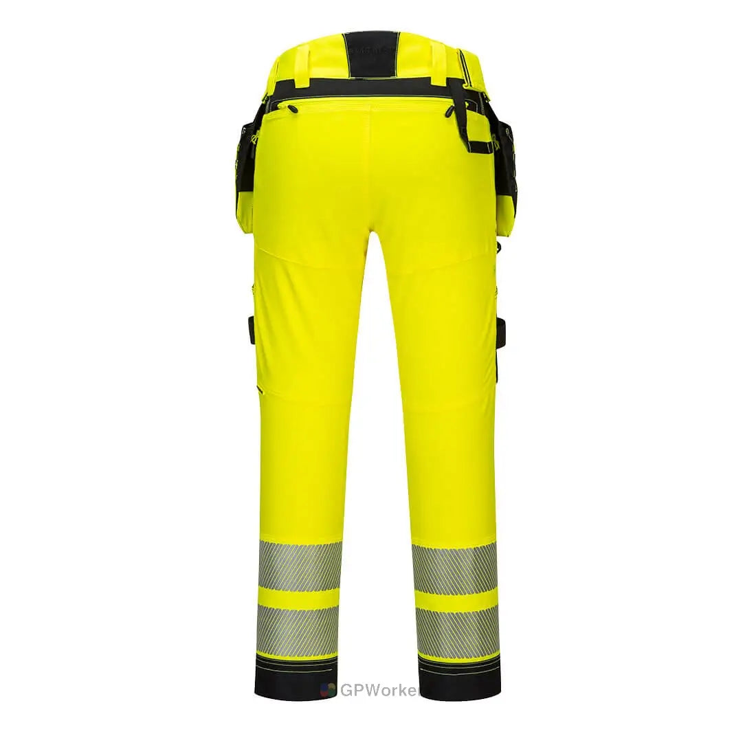 PANTALON DX4 HAUTE-VISIBILITÉ AVEC POCHES FLOTTANTES DÉMONTABLES PORTWEST