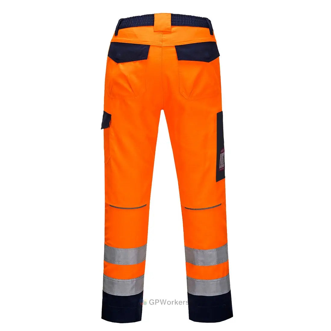 PANTALON ORANGE/NAVY MODAFLAME RIS