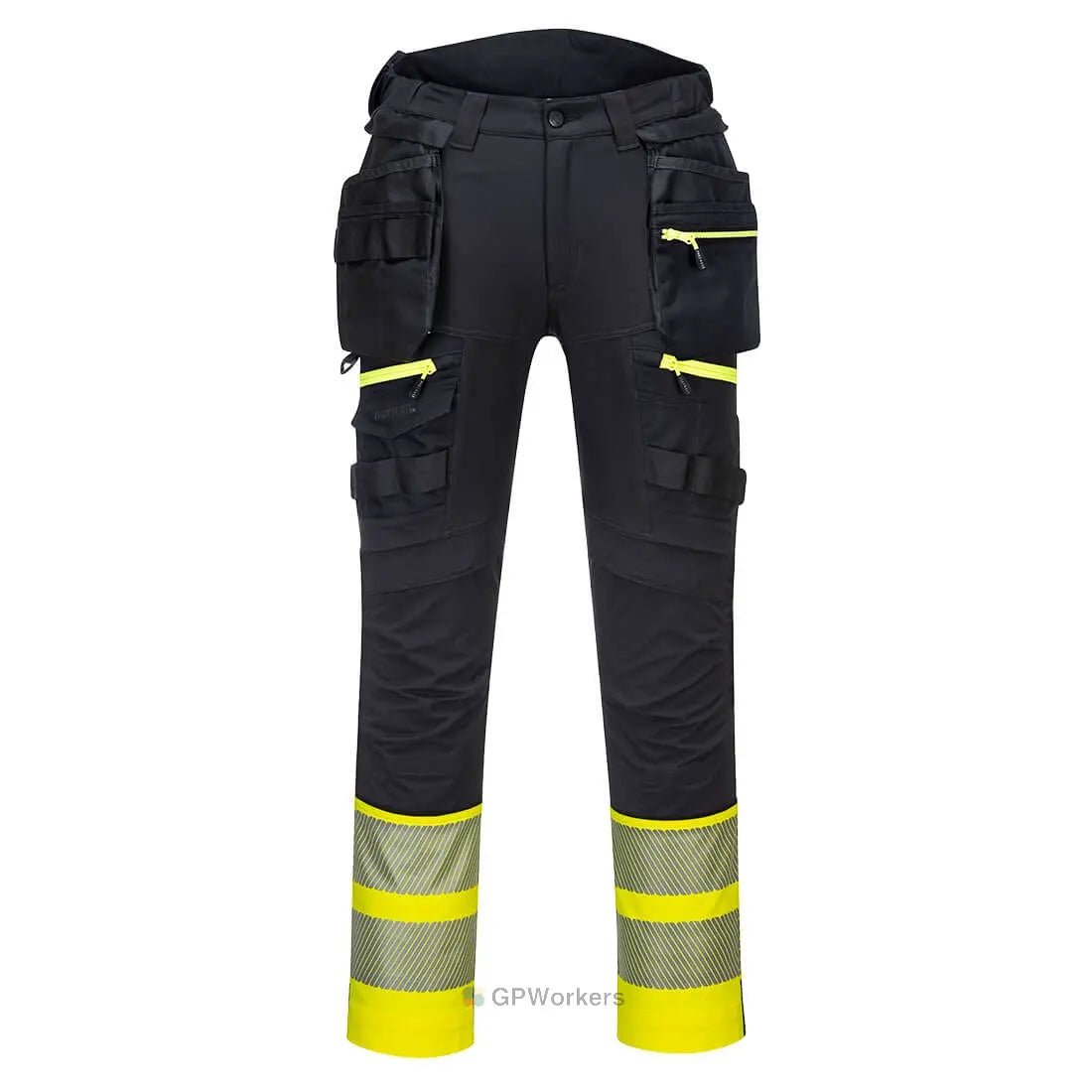 PANTALON POCHES FLOTTANTES DX4 HAUTE-VISIBILITÉ CLASSE 1 PORTWEST