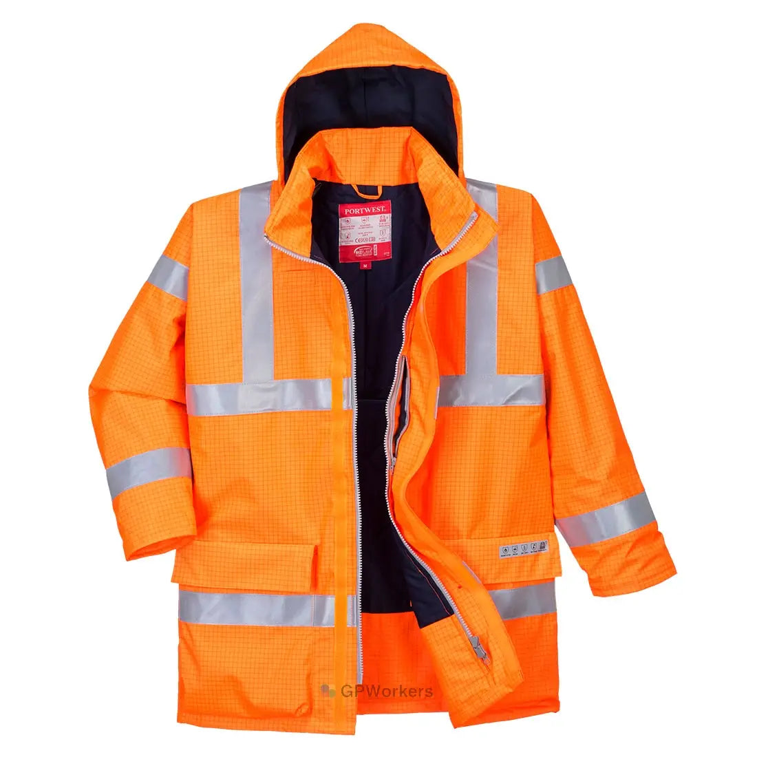 PARKA BIZFLAME RAIN HI-VIS MULTIRISQUE