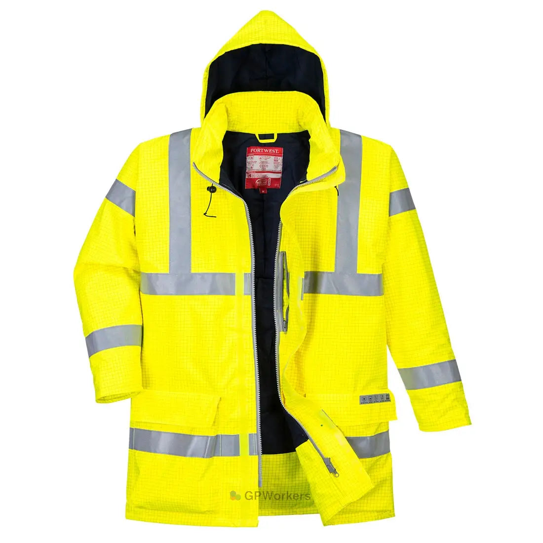 PARKA BIZFLAME RAIN HI-VIS MULTIRISQUE