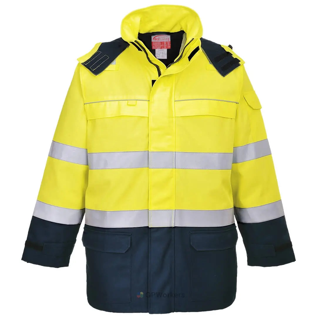 PARKA BIZFLAME RAIN+ HI-VIS ARC