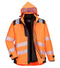 PARKA PW3 3-EN-1 HAUTE VISIBILITÉ PORTWEST