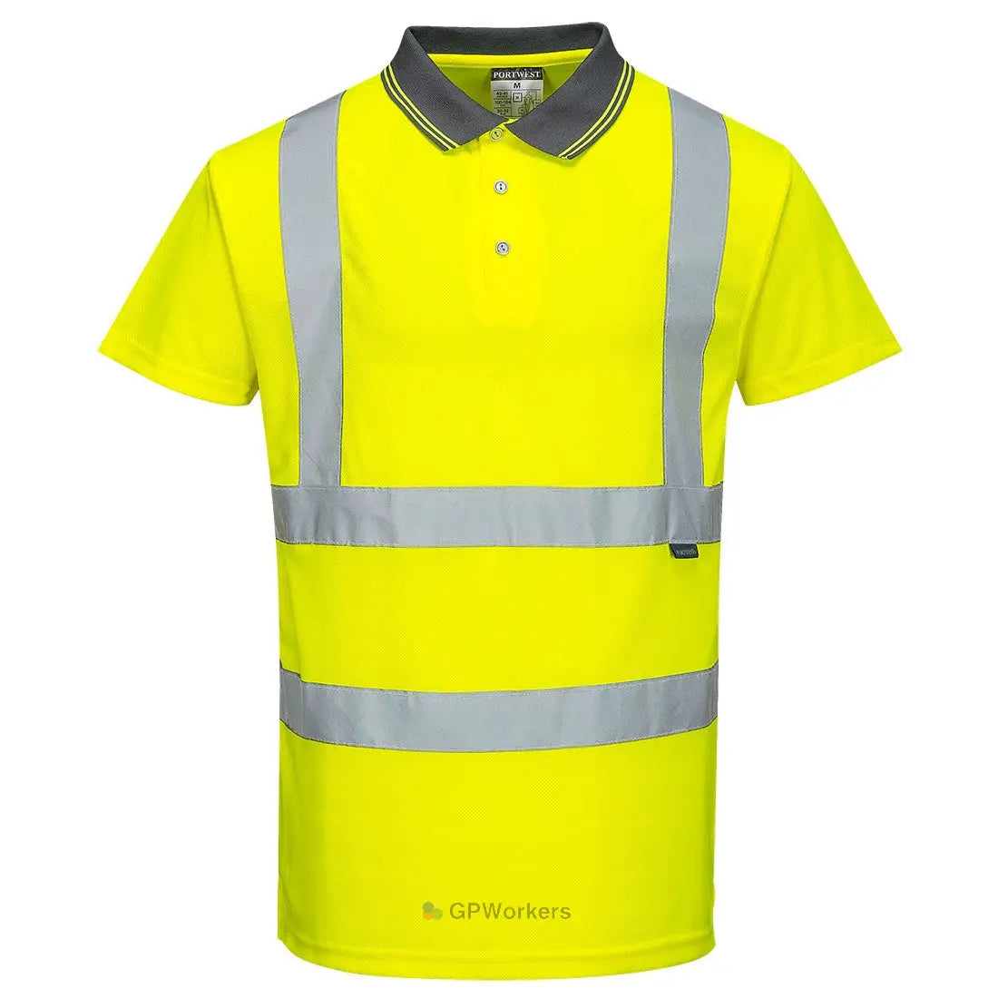 POLO HI-VIS MANCHES COURTES PORTWEST