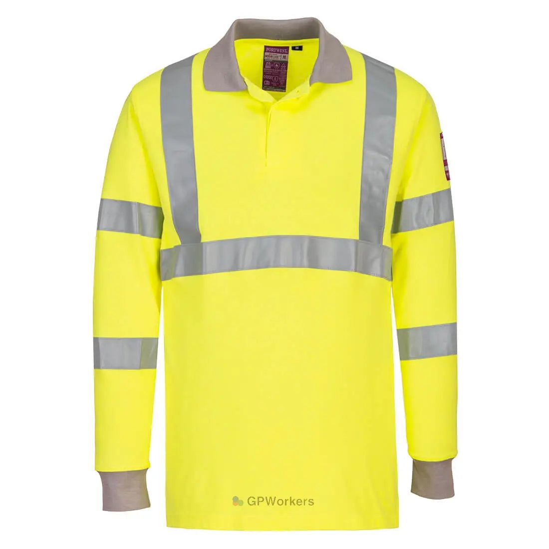 POLO MANCHES LONGUES FR ANTISTATIQUE ET HIVIS